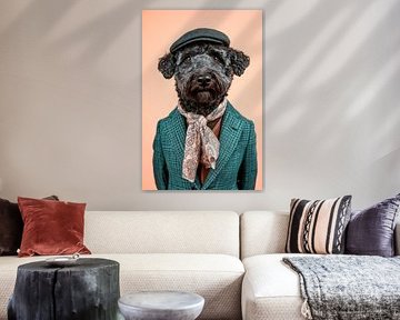 Kerry Blue Terrier by Poster Art Shop