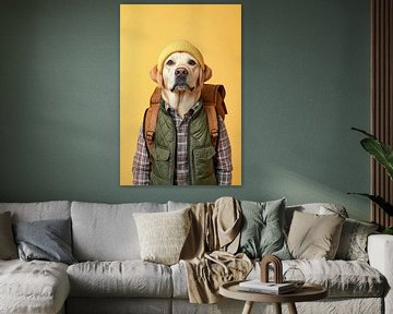 Labrador van Poster Art Shop