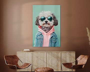 Lhasa-Poo by Poster Art Shop
