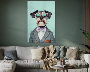 Miniature Schnautzer by Poster Art Shop