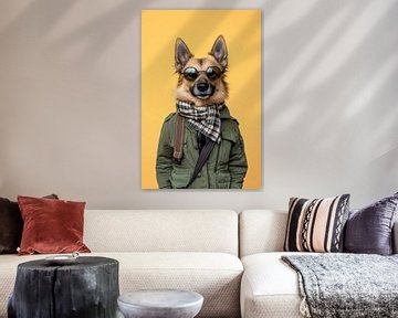 Noorse buhund van Poster Art Shop