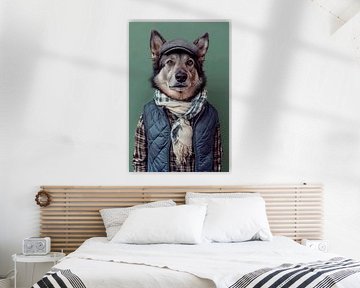 Noorse Elandhond van Poster Art Shop