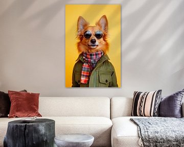 Noorse buhund van Poster Art Shop