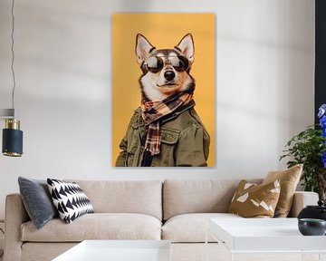 Noorse buhund van Poster Art Shop