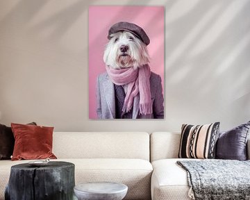 Old English Sheepdog by Poster Art Shop