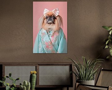 Pekingese by Poster Art Shop