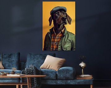 Plott Hound by Poster Art Shop