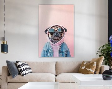 Pug by Poster Art Shop