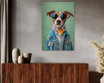 Ratten Terrier van Poster Art Shop