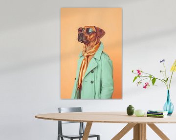 Rhodesische Ridgeback van Poster Art Shop