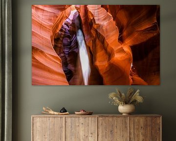 Antelope Canyon sunray, Arizona USA van Chris van Kan