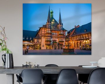 Wernigerode - Marktplein met stadhuis van t.ART