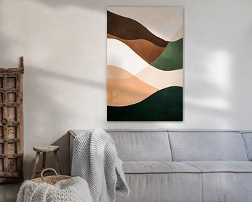Colourful waves of nature by Poster Art Shop