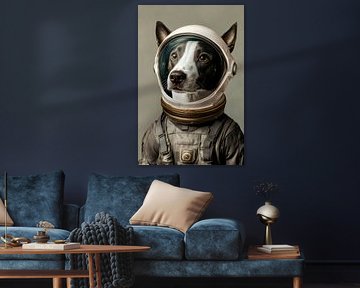 Weltraumhund auf Abenteuerreise von Poster Art Shop