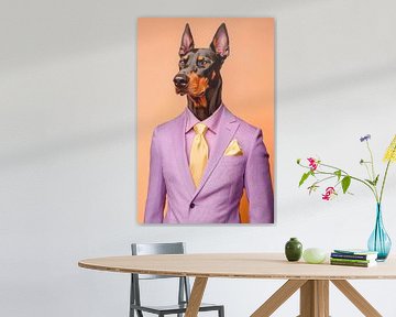 Doberman by Poster Art Shop