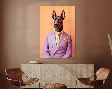 Doberman by Poster Art Shop