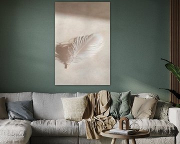 The gentle elegance of a feather by Poster Art Shop