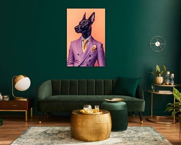 Doberman by Poster Art Shop