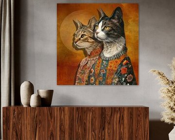 Tale of Two Cats van Marja van den Hurk