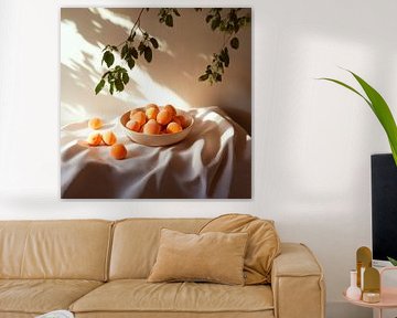 Vers fruit in het zachte licht