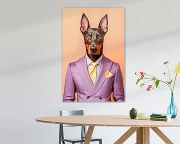 Doberman by Poster Art Shop
