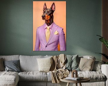 Doberman by Poster Art Shop