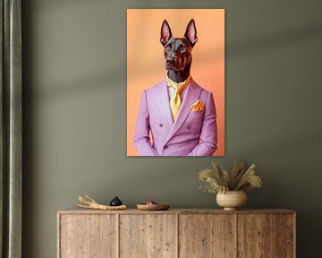 Doberman by Poster Art Shop
