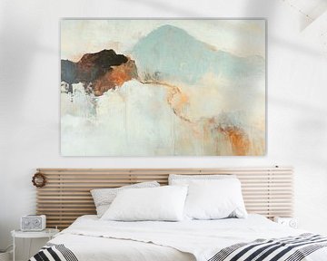 Harmonious mountain landscape in colour by Poster Art Shop