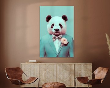 Panda in a suit: a stylish appearance by Poster Art Shop