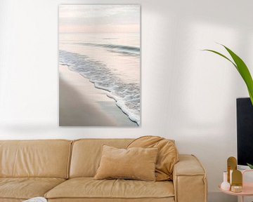 Rustige ochtend op het strand van Poster Art Shop