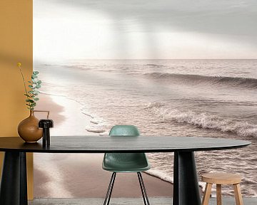 Rustige ochtend op het strand van Poster Art Shop