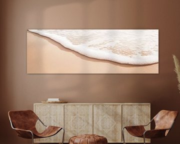 Gentle waves on the beach by Poster Art Shop