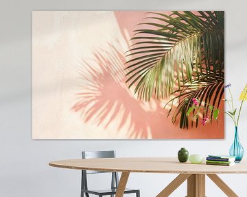 Schaduw van een palmblad ontwerp van Poster Art Shop