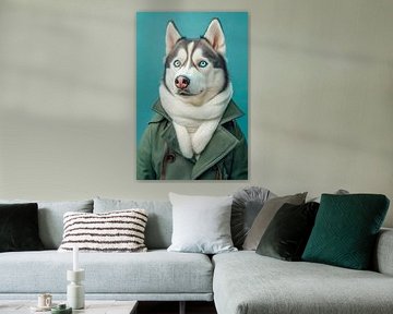 Siberian Husky by Poster Art Shop