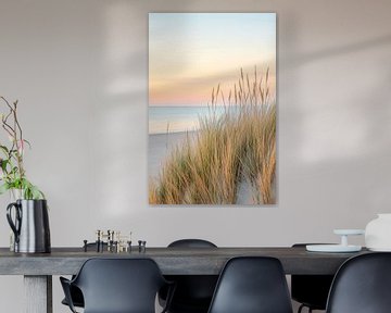 Zonsopgang op de strandduinen van Poster Art Shop