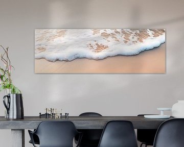 The sound of waves on a sandy beach by Poster Art Shop
