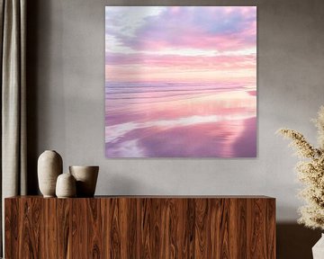 Delicate kleuren aan zee van Poster Art Shop