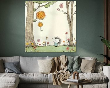 Example of the artwork in a room