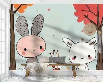 Die Abenteuer der lustigen Waldtiere