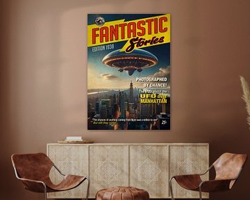 Fantastische Verhalen #10, UFO's boven Manhattan van Ted Decker