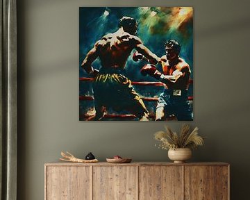 A Duel in the Ring by Jan Keteleer (JanKé): A Journey Beyond the Canvas