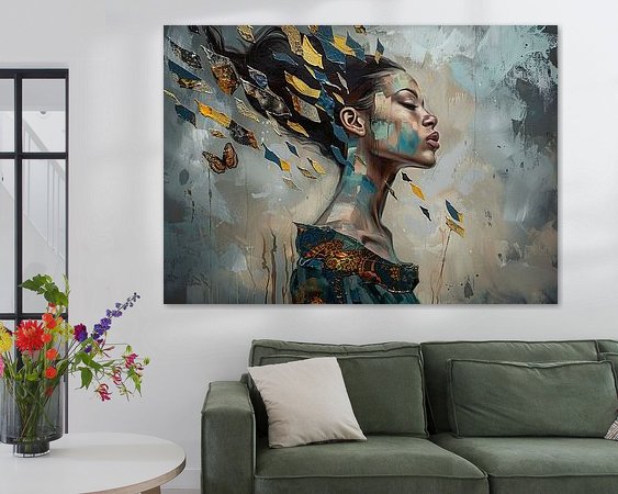 Example of the artwork in a room