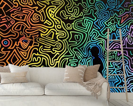 Example of the artwork in a room