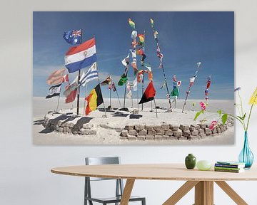 Flags of the World: A United World in the Heart of the Salar d'Uyuni by Frank Photos