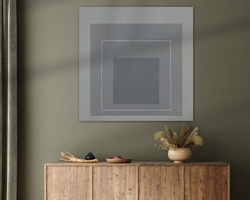 Josef Albers - Hommage an das Quadrat, grau, hohe Auflösung