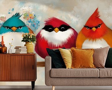 Grumpy Birds by Studio Allee