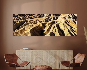 Zabriskie Punt Death Valley Nationaal Park van Dieter Walther