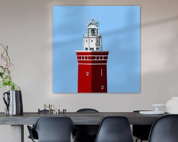 Vuurtoren Ouddorp van Jole Art