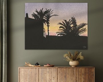 Spanien bei Nacht von Its all Round Art