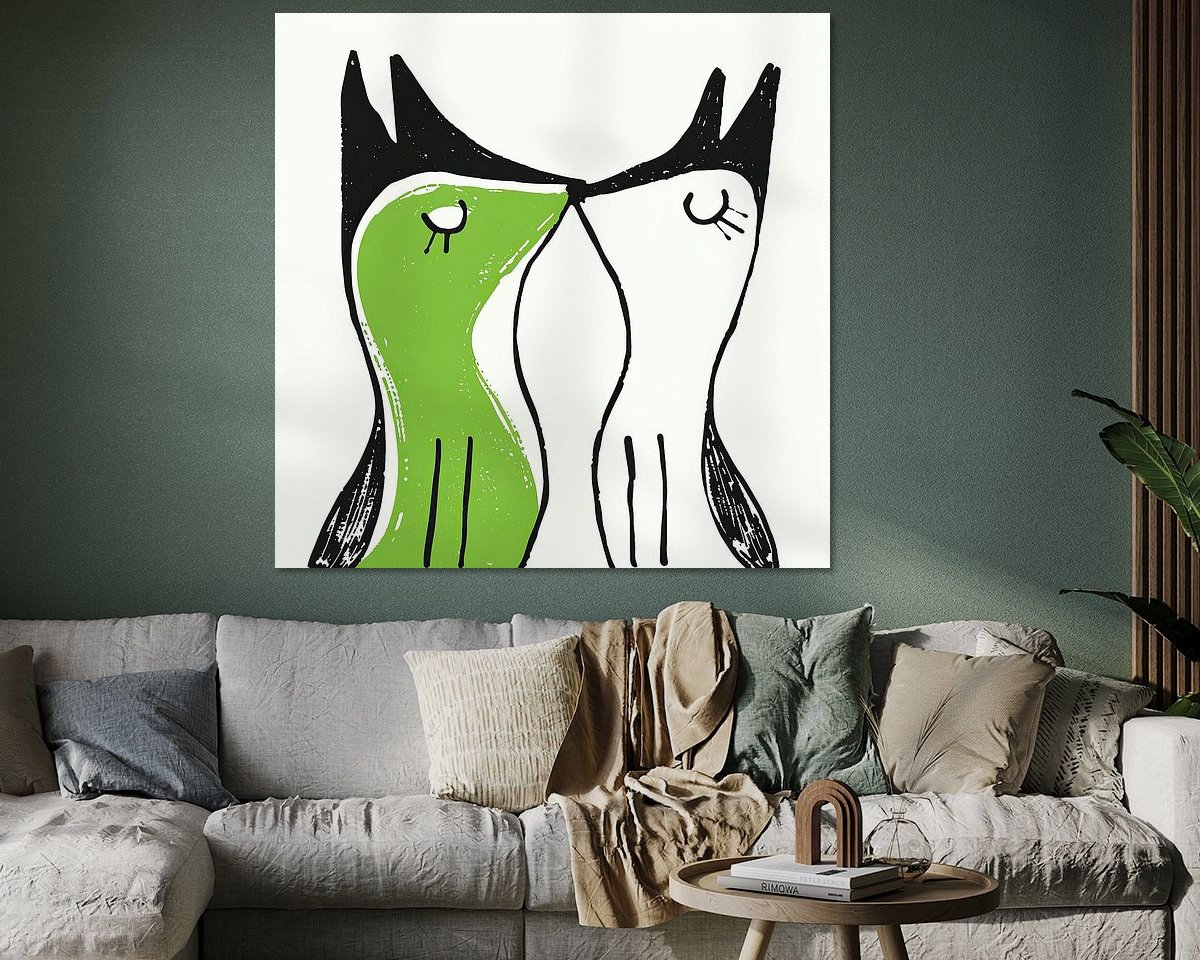 Example of the artwork in a room